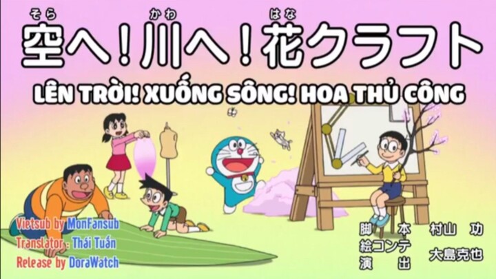 Doraemon (Vietsub) | Lên Trời, Xuống Sông! Hoa Thủ Công & Tấm Thảm Đi Đến Hạnh Phúc