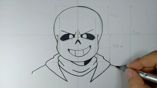 How To Draw Glitchtale SANS Very Easy Cách Vẽ Sans Cơ Bản Dễ Nhất