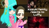 Kozuki family react to Luffy | One piece Gacha club | Read intro and outro | 2/2 |