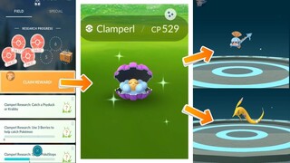 New 3 Shiny Clamperl, Gorebyss & Huntail in Water Event Pokemon Go!