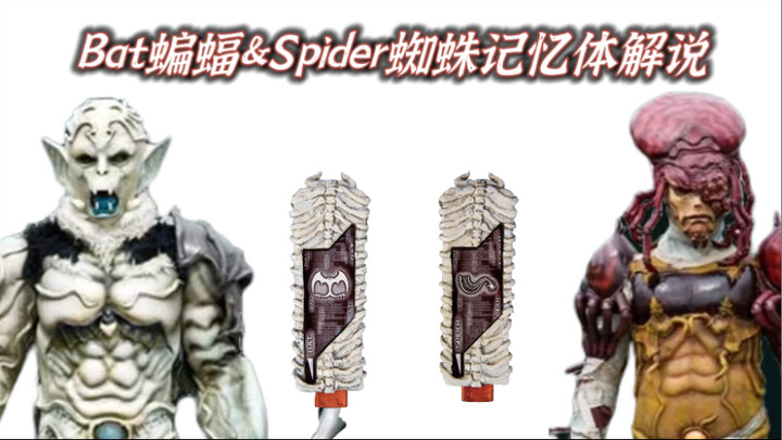 假面骑士w蝙蝠Bat&蜘蛛Spider记忆体解说