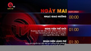 GTCT ngày mai Quốc hội TV (23/01/2024)