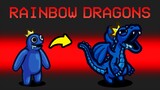 Rainbow Friends as Dragons Mod in Among Us