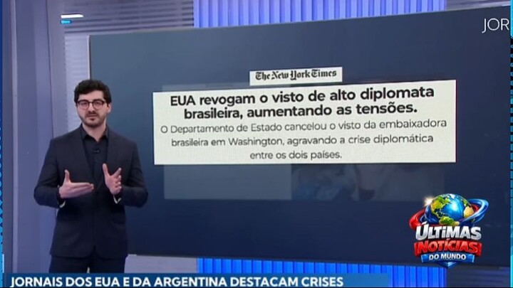 Imprensa dos EUA e da Argentina destaca crises diplomáticas com o Brasil