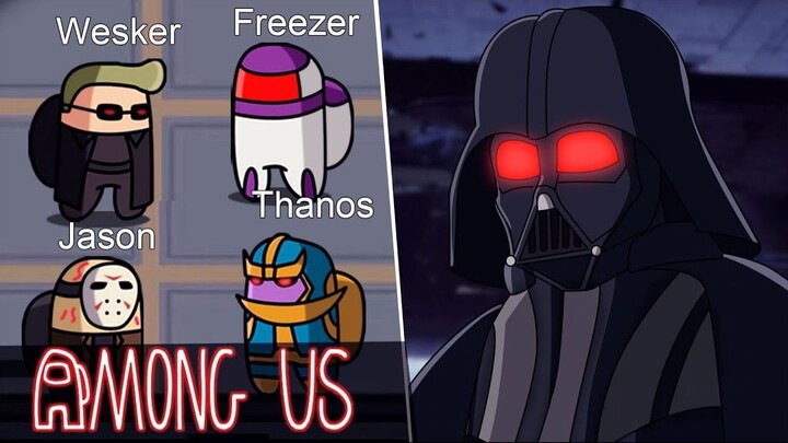VILLAINS IN AMONG US / FRIEZA, THANOS, DARTH VADER, JOKER, MEGATRON, JASON | FactyKilian