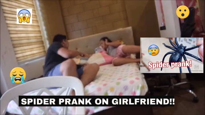 SPIDER PRANK ON GIRLFRIEND - SI RONA NAGALIT SAKIN!!!