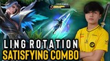 LING SATISFYING COMBO WITH ONIC ESPORTS | Ling Rotation