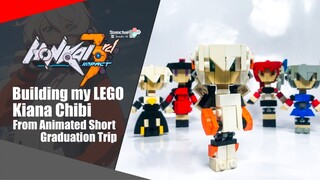 Building LEGO Honkai Impact 3rd Kiana Chibi from Animated Short Graduation Trip | Somchai Ud