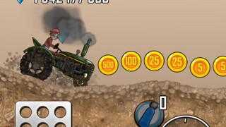 uji coba tractor di lumpur |hill climb Racing mood