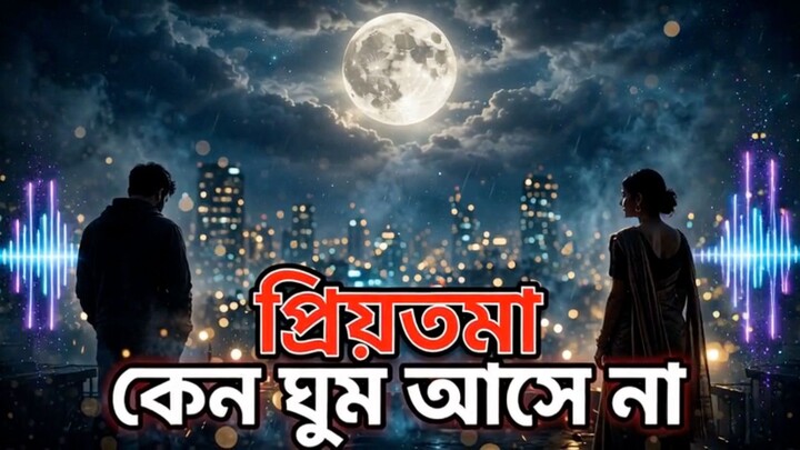 প্রিয়তমা কেন ঘুম আসে না | Priyotoma Keno Ghum Ashe Na | Bangla Romantic Song