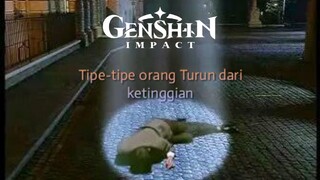 Tipe-tipe Orang turun dari Ketinggian di Genshin Impact