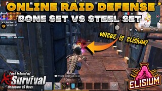 Bone set vs Steel set Online Raid Defense Reborn Last Island Of Survival | Last Day Rules Survival