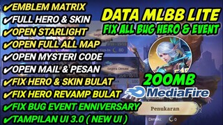 Data ML Lite 200Mb Fix All Bug Hero Terbaru Patch Floryn - Cara Atasi Lag & Patah Patah ML