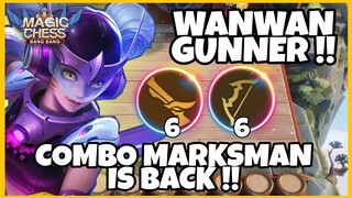 3 STAR WAN WAN GUNNER BASIC ATK CRITICAL ! 6 ARCHER 6 GUNNER ! MAGIC CHESS MOBILE LEGENDS