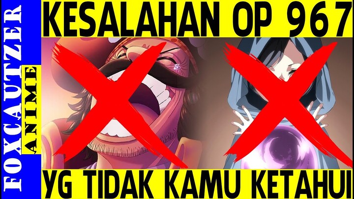 Kumpulan Kesalahan One Piece 967 yang Tidak Kamu Ketahui