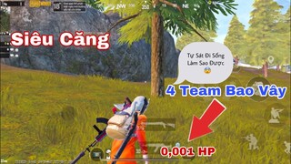 PUBG Mobile  | 🤣  Đồng Đội Không Tin NhâmHNTV Có Thể Sống Sót Khi Bị Kẹp Giữa 4 Team & Cái Kết 🤣