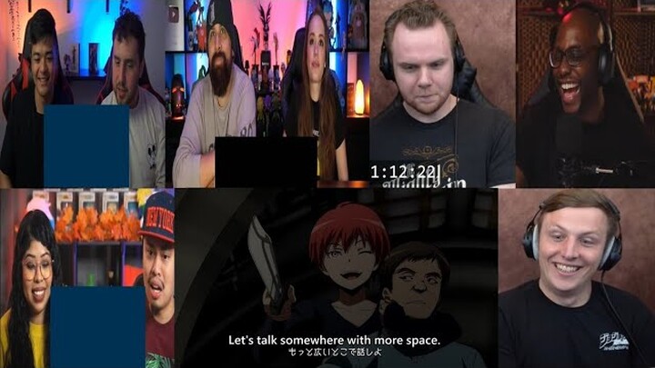 ASSASSINATION CLASSROOM EPISODE 2x19 REACTION MASHUP!!