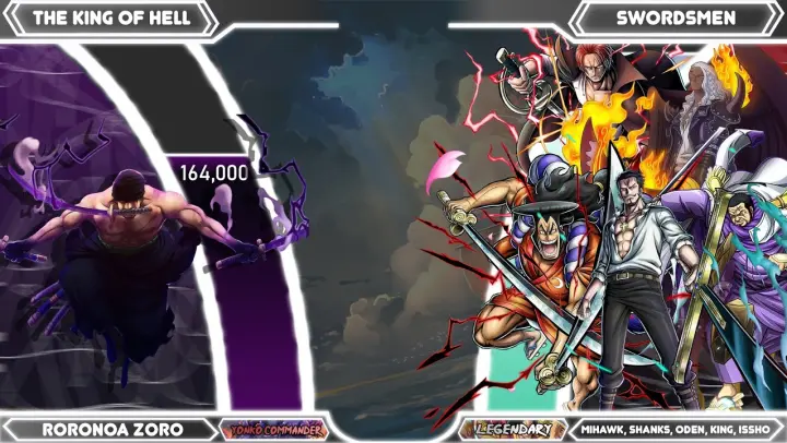 Roronoa Zoro vs Every Swordsmen Power Levels (One Piece)