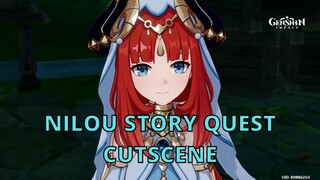 NILOU STORY QUEST CUTSCENE! JP VOICE - Genshin Impact