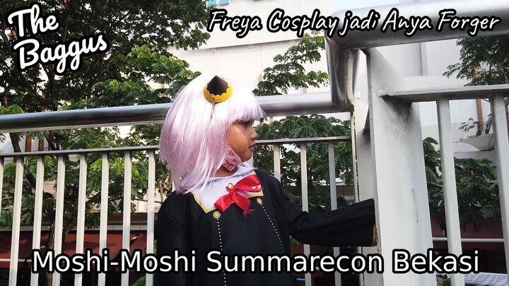 Moshi-Moshi Summarecon Mall Bekasi - Freya Cosplay jadi Anya Forger | Anya masih malu-malu