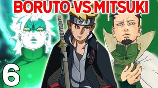 BORUTO VS MITSUKI SENNIN ! SARADA ! SHIKAMARU - BORUTO TWO BLUE VORTEX CHAPITRE 6 | REVIEW MANGA