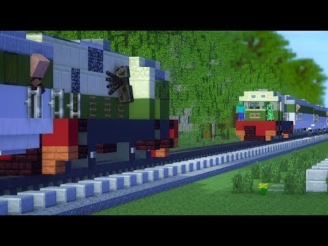 Minecraft Tragedi Bintaro Train Crash Animation