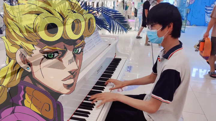 [Piano]Playing Kakyoin's theme - Noble Pope on the streets, too lit!