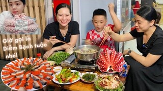 Mua Hải sản của Phan Diễm Vlog gần 5 triệu và mời qua phục vụ tận răng| ÁNH KUA