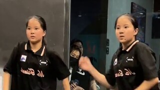 The third set of radio gymnastics for twin girls Popper