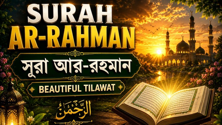 Surah Ar-Rahman | Beautiful Quran Recitation | Peaceful & Heart-Touching Tilawat