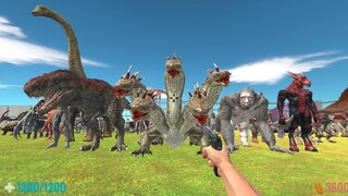 Hand Gun versus All Units. Animal Revolt Battle Simulator