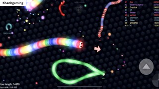 Slitherio AI 100000 Score Epic Slitherio Gameplay 91_ 3