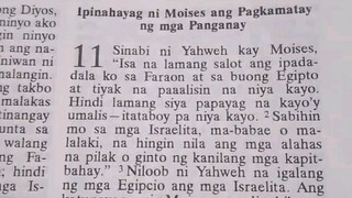 Pang Araw Araw na Talata.               Exodus 11:1-3