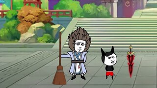 "The Daily Life of the God King 252" Xiao Hei and the Clown's Part-time Job Journey