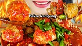 BAKSO KAMPUNG SPECIAL TETELAN SUPER PEDAS | EATING SOUNDS