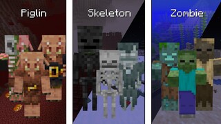 Minecraft Mobs And Their Variants