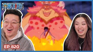 BIG MOM'S NEW CHARM! 🤣 | One Piece Episode 820 Couples Reaction & Discussion