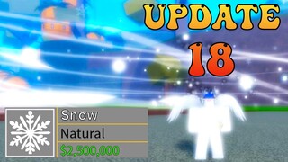 Bloxfruits Snow Fruit Update 18 is Real!