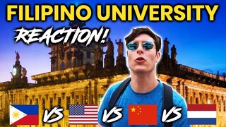 Foreigner Reacts to FILIPINO UNIVERSITY! University of Santo Tomas (UST)!