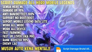 Script Damage Mobile Legends + Attack Speed No Password Patch Terbaru | Mobile Legends