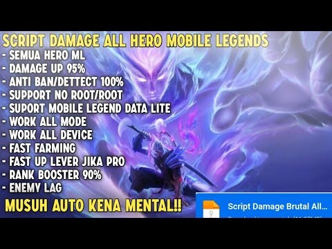 Script Damage Mobile Legends + Attack Speed No Password Patch Terbaru | Mobile Legends