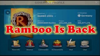 RAMBOO IS BACK! RISE OF KINGDOMS INDONESIA