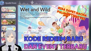 KODE REDEEM BARU DAN EVENT WET AND WILD RAGNAROK ORIGIN