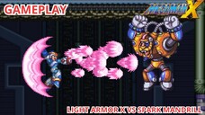 X Vs Spark Mandrill | Mega Man X Ps1 Remake | Gameplay | Desblazeheatnix