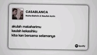 CASABLANCA - Nuha Bahrin & Naufal Azrin - LIRIK