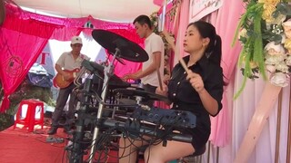 Drum Ni Ni - Đêm Huyền Điệu Hòa Tấu Cực Hay - Girl Đánh Trống