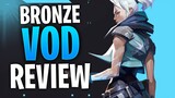 Valorant Bronze VOD Review - How To ACTUALLY Rank Up!