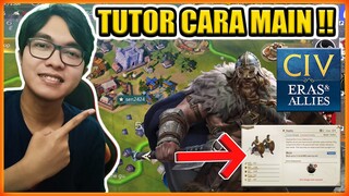 TUTORIAL PEMULA CARA MAIN CIVILIZATION ERAS AND ALLIES