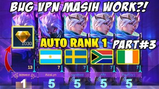 BUG VPN KETEMU BOT AUTO RANK 1 TERUS DI TIAP RONDE DI EVENT DOUBLE 11 CARNIVAL PROMO DIAMOND - MLBB