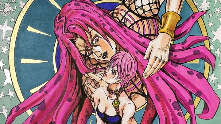 [Hand-drawn JOJO] I understand JOJO better than Araki, I have studied the soul--Stop it, scumbag! Le